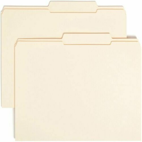 Samsill 8-1/2 x 11in, Letter Size, Manila, File Folders with Top Tabs SMD10376